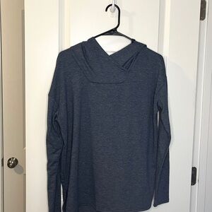 Women’s Blue Athletic Works Long Sleeve Light Weight Hoodie Size: M